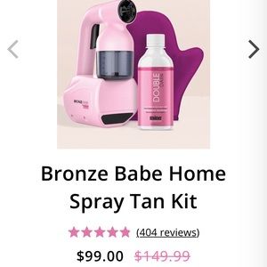 Mine tan bronze spray tan kit (only used 2x!)
